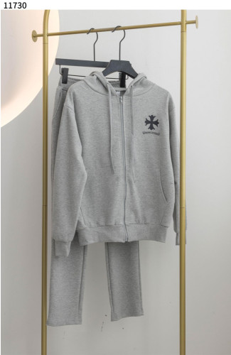 #크롬하츠 [Chrome Hearts] 크로스로고 후드 집업 & 밴딩 팬츠셋 신상입고💢 #세트 #11730