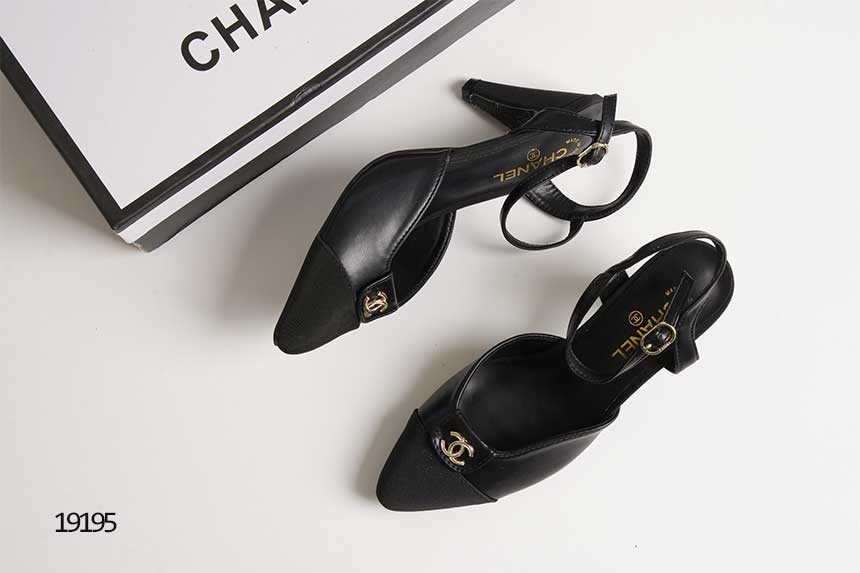 🔆 [CHANEL] 샤넬 CC로고 슬링백 힐 🔆