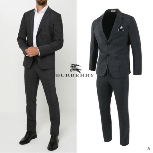 BBR 글랜체크 슬림 정장 세트