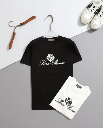 LLP 엠보 레터링 라운드 반팔티