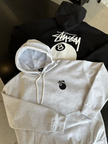 STS 빌리어즈 8볼 로고 후드티