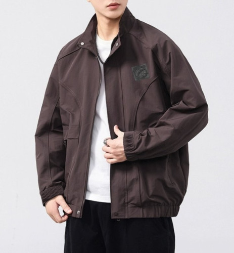 LV  레터링 사각 짚업 윈드자켓