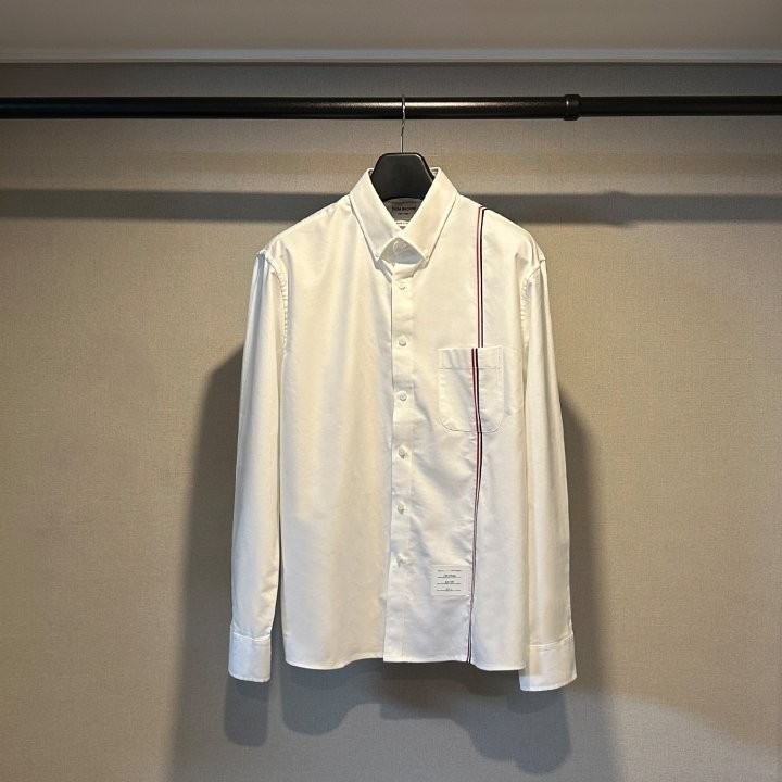 TB 스트라이프 구로그랭 루프 탭 옥스포드 셔츠