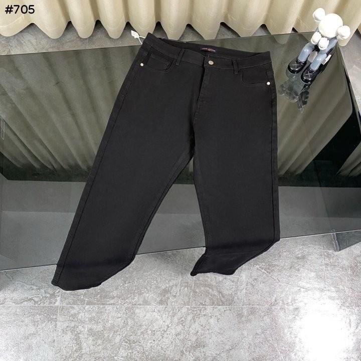 #루이비통 24SS 1854 모노그램 블랙 데님팬츠