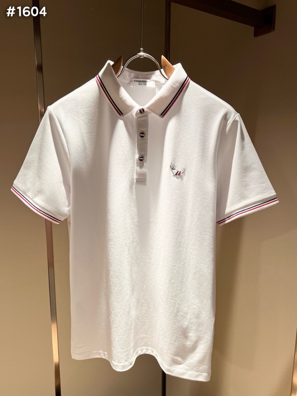 #톰브라운 헥터 포인트 라인 폴로 셔츠
