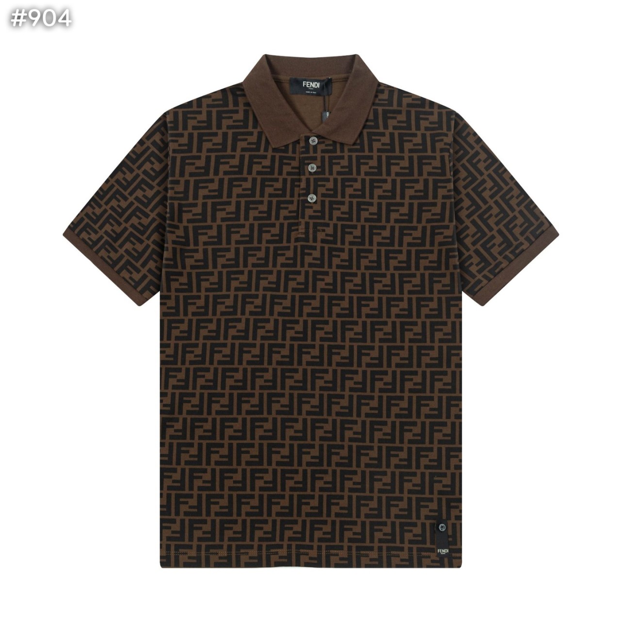 #펜디 FF 모티프 카라 티셔츠