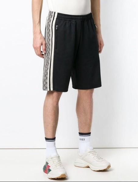  GG 슈프림 트랙 쇼츠 팬츠