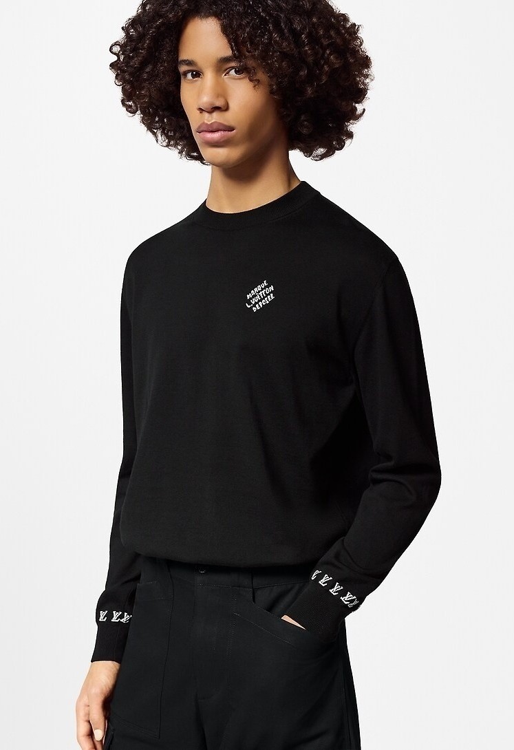 #루이비통 24FW 시그니처 크루넥 니트