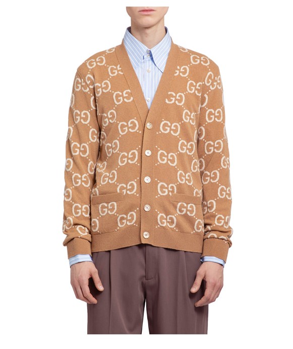 #구찌 24fw GG 울 자카드 가디건