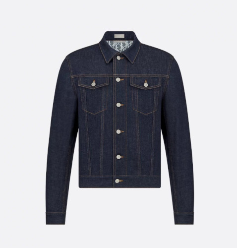 #디올 24fw 오블리크 블루 로우 데님 자켓