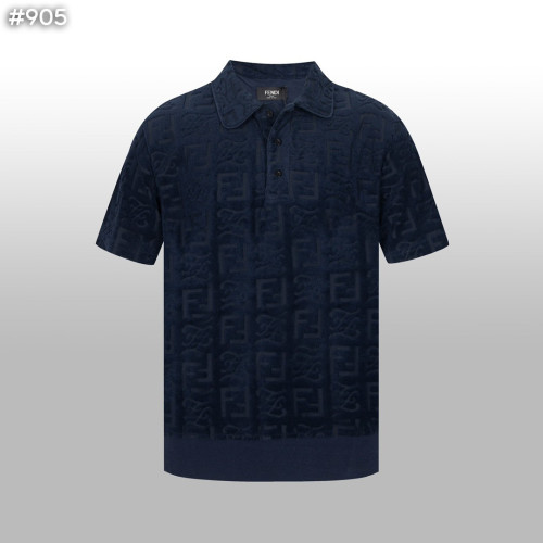  FF 자카드 테리 코튼 카라티셔츠