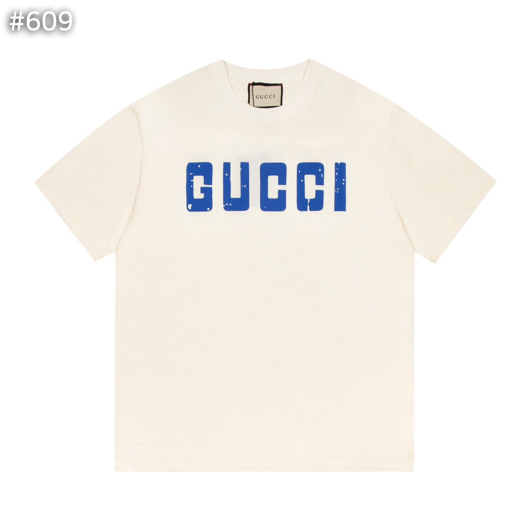 프론트 블루 로고 반팔티셔츠