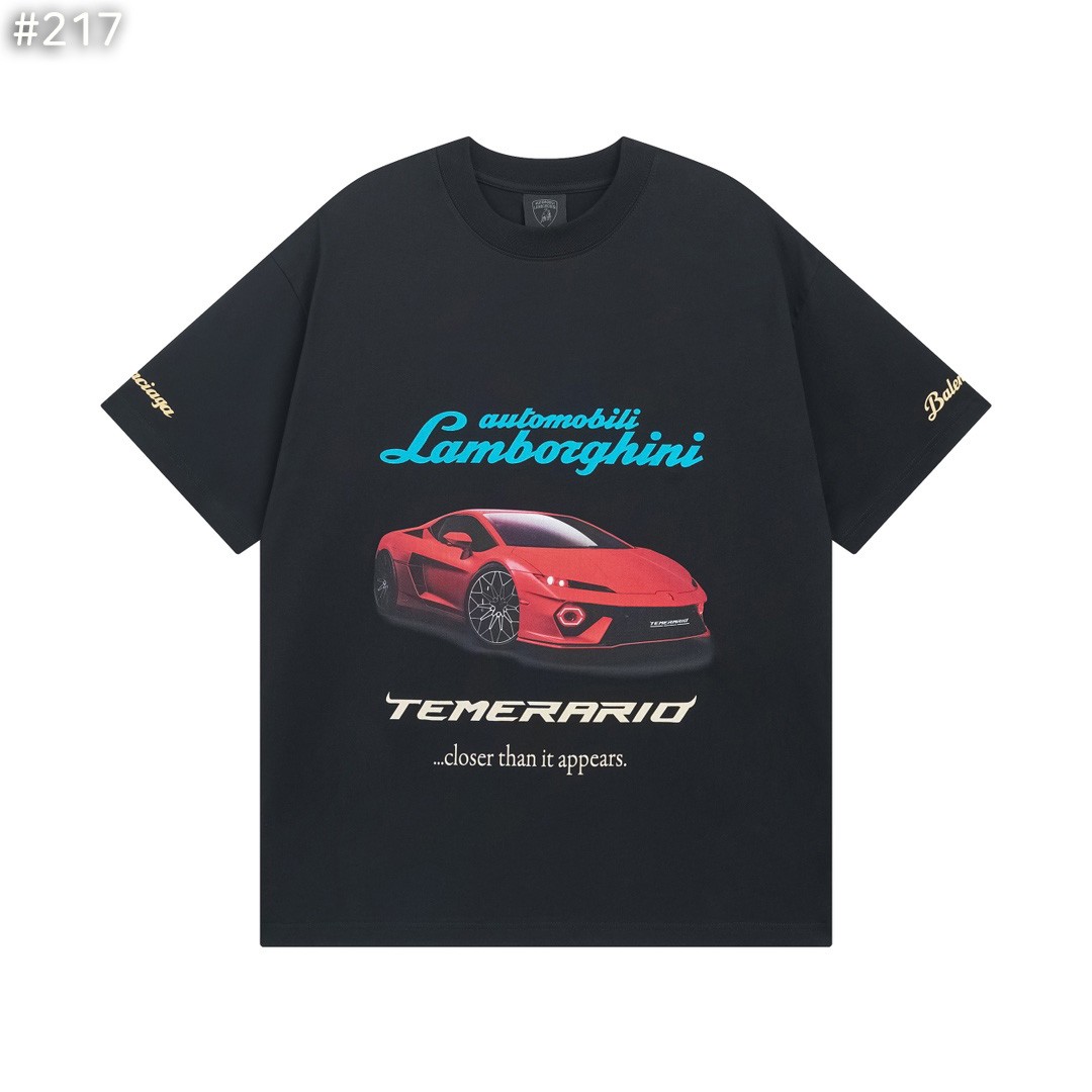 오토모빌리 람보르기니 티셔츠