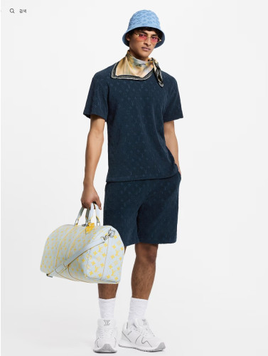 모노그램 프렌치 테리 티셔츠