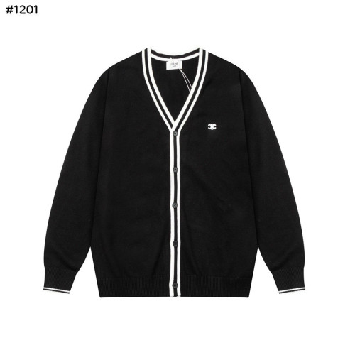 #셀린느 24ss 트리옹프 자수 브이넥 가디건