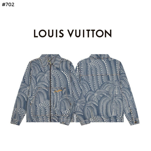 #루이비통 올오버 펌킨 데님 블루종