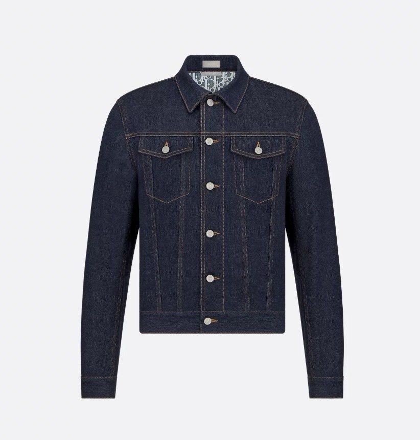 #디올 24fw 오블리크 블루 로우 데님 자켓