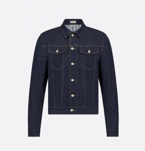 #디올 24fw 오블리크 블루 로우 데님 자켓