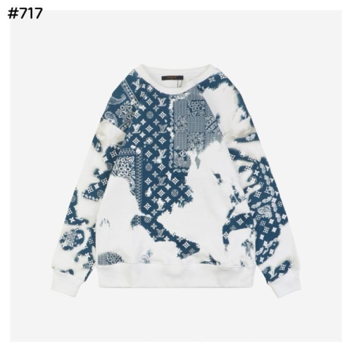 #루이비통 24FW 캐슈플라워 루즈핏 라운드 맨투맨 남여공용