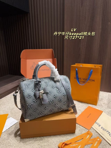 루이비통  데님 스피디