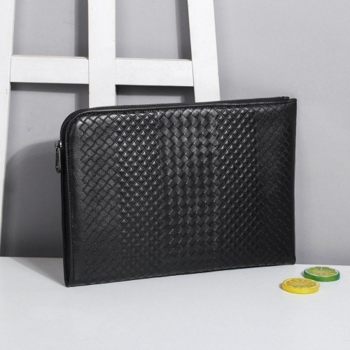 인트레치아토 레더 악어 클러치