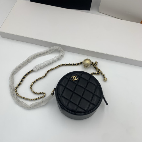 #샤넬 골드볼 탬버린 블랙