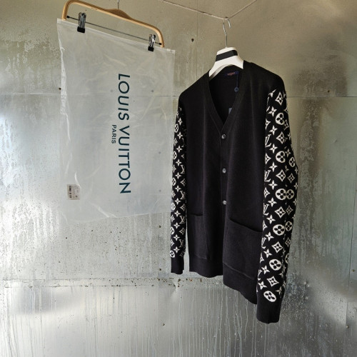 25 SS 루*비* 모노그램 믹스 캐시미어 가디건