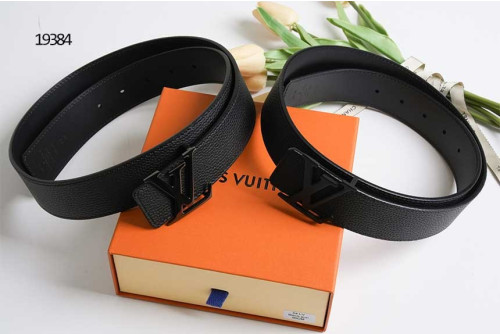 🔆 [LOUIS VUITTON] 루이비통 LV 로고버클 레더벨트 🔆