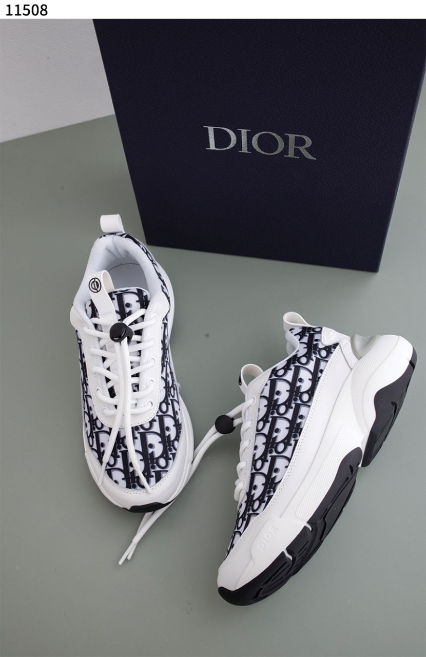 #디올 [Christian Dior] 수입고급 디올 B24 오블리크 까나쥬 모티프 화이트 스니커즈 신상입고💢 #신발 #11508