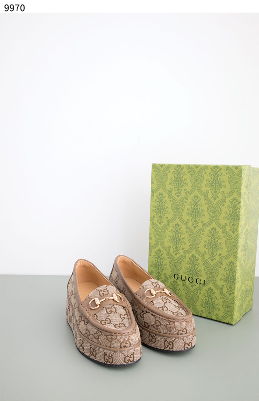 #구찌 [GUCCI] 구찌 여성 홀스빗 웨지 힐 로퍼 신상입고💢 #신발 #9970