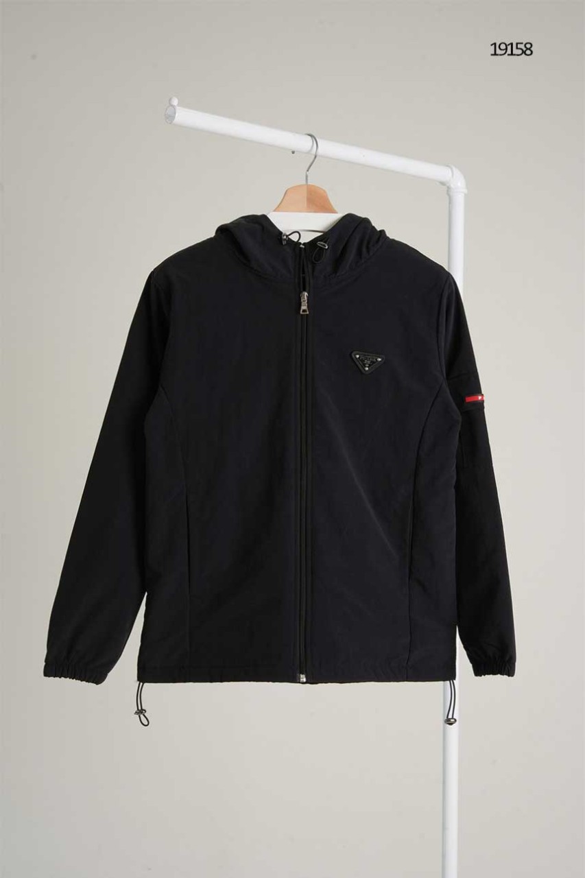 🔆 [PRADA] 프라다 삼각로고 후드 스트링 자켓 🔆