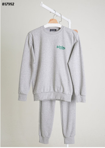 🔆 [BALENCIAGA] 발렌시아가 퓨어 프리미엄 그래픽 맨투맨 티셔츠 & 밴딩 테리 팬츠 셋 🔆