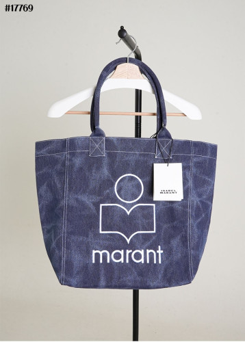 🔆 [ISABEL MARANT] 이자벨 마랑 마블 엔키 코튼 데님 토트 백 🔆