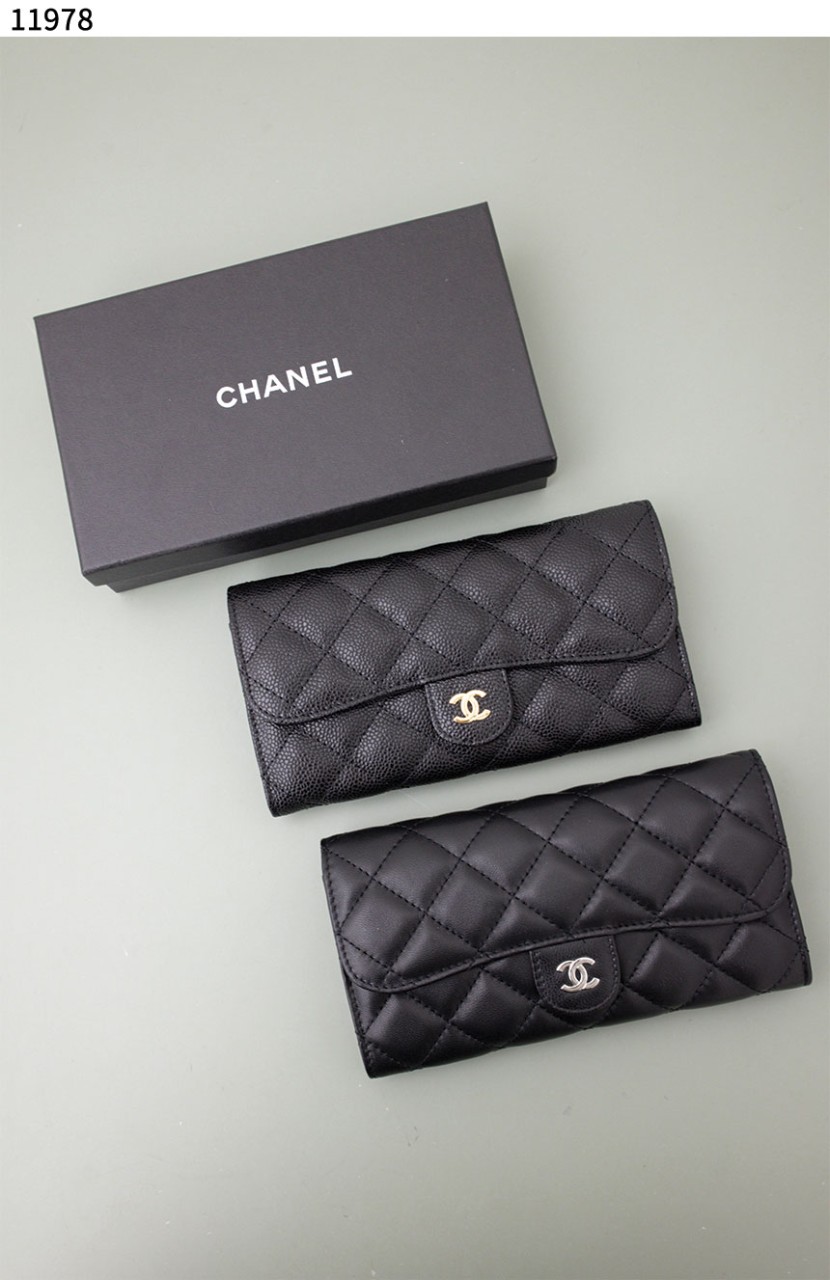 #샤넬 [Chanel] 클래식 장지갑 카프스킨 블랙 신상입고💢 #지갑 #11978