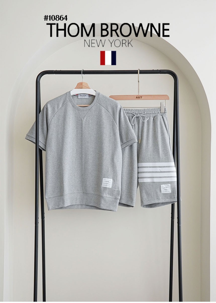 🔆 [THOM BROWNE] 남성 톰브라운 사선 5부셋 🔆