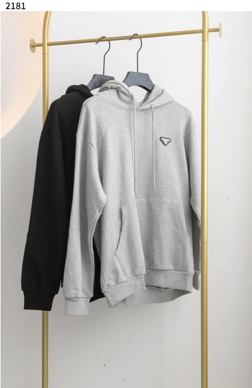 트라이앵글 삼각 로고 후드티