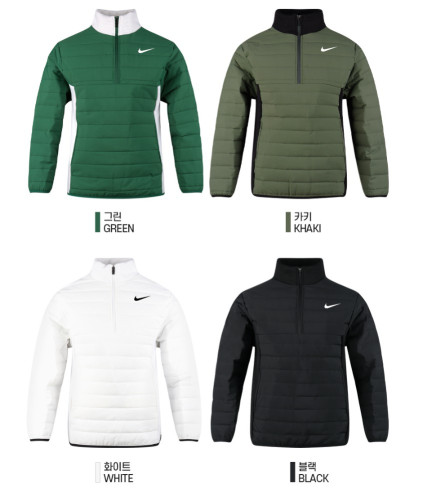20435_NK 골퍼 패딩 아노락 반집업