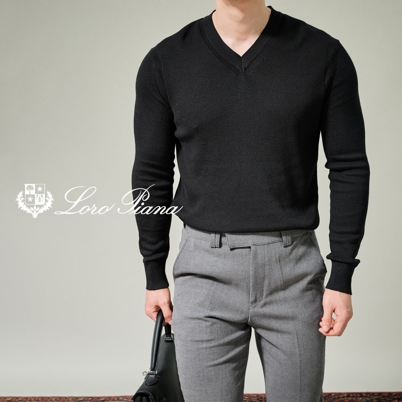 콘웨이 V긴팔 니트