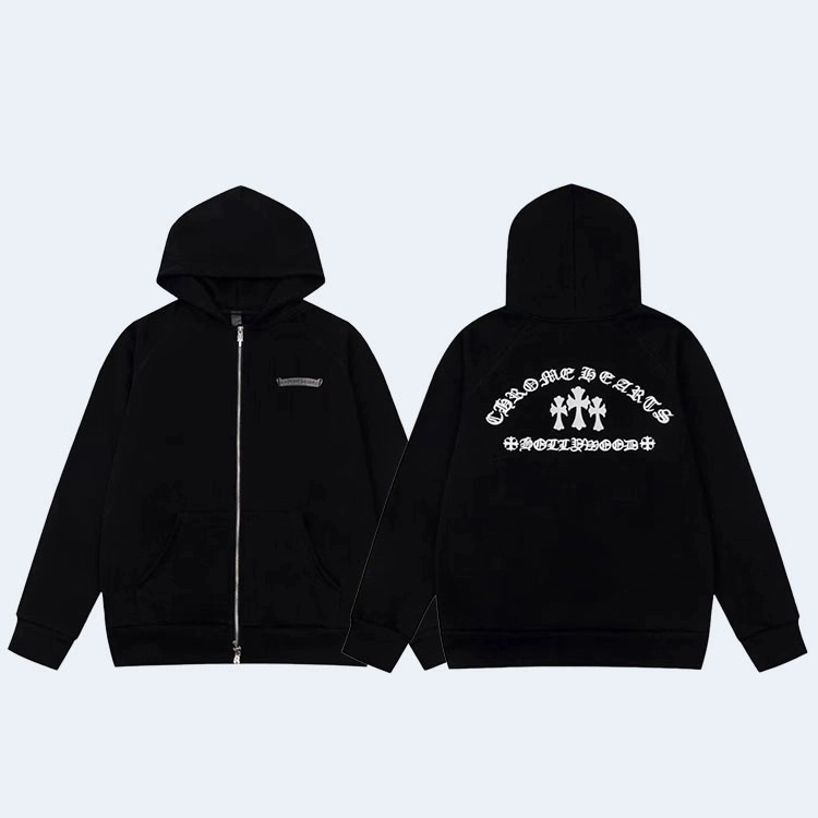 2025 크*** ChromeHearts 세메터리 후드집업 입고~