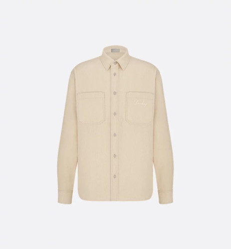 2025 디*올 스트라이프 코듀로이 셔츠 재킷 입고