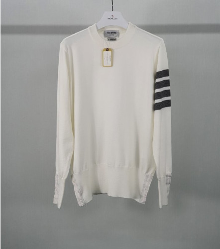 톰*브라운 캐시미어 사선 니트 신상 크림