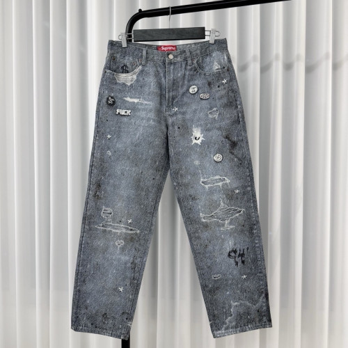 ➰슈프림 HJR 트롱프 뢰유 루즈 핏 진