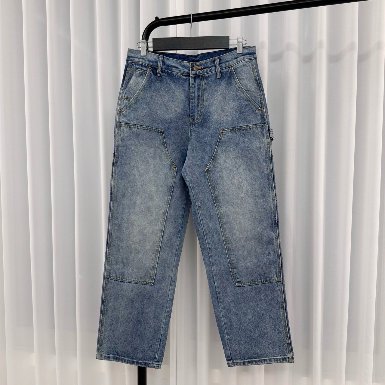 ➰칼하트 카펜터 워시드 데님팬츠