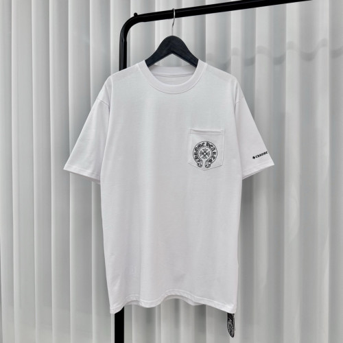 ➰크롬하츠 홀스슈 포켓 로고 반팔 티셔츠