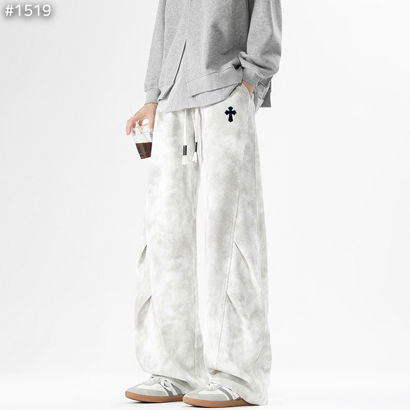 #크롬하츠 더티 워싱 와이드 스웻 팬츠