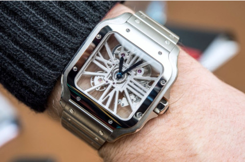 까르띠에 산토스 드 까르띠에 스켈레톤 워치 2025