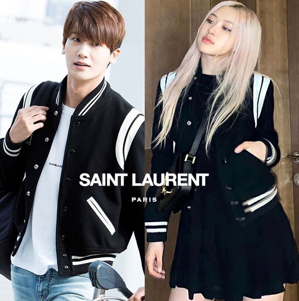 ▫️⚪ 2025 FW 세*트*랑 커플 스타디움 울 블루종 ⚪▫️