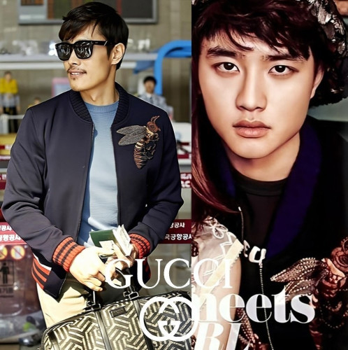 ⚪ ▪️G*CCi 울 모직 🤍이병헌🤍 블루종 ▪️⚪