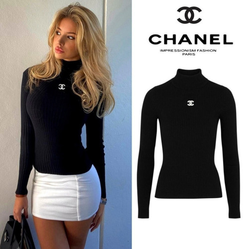 ⚪️▪️ C♡AN◇L CLASSIC Knit TURTLENECK ▪️⚪️