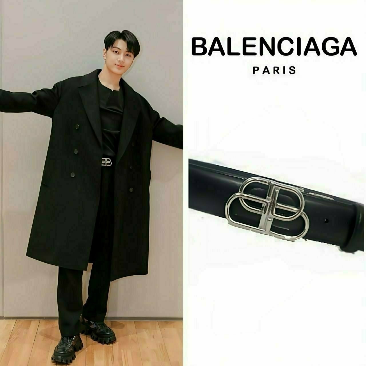 🔳🔳25s 발♡시아가 BB로고 벨트🔳🔳